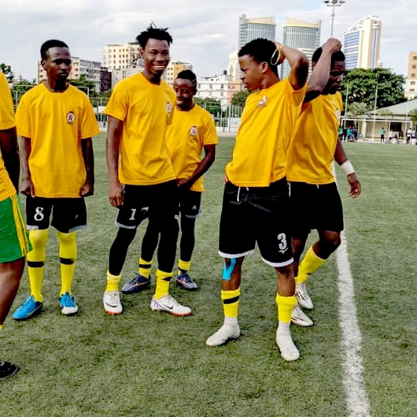 football training session